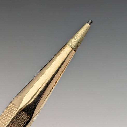 英国ヴィンテージ ヤード・オ・レッド ロールドゴールド ヘキサゴン 推進式ペンシル ケース入